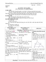 giáo án hình học 8 TUẦN 3   TUẦN 6 