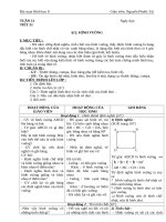 giáo án hình học 8 TUẦN 11  TUẦN 14 