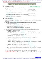 Tài liệu GTNN, GTLN của hàm số đầy đủ, chi tiết