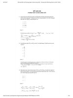 Đáp án Bài tập_ PEN  C VẬT LÍ  THẦY ĐỖ NgỌC HÀ  ( 2017  2018)