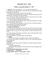 Kế hoạch chi tiết tháng, tuần năm 16 17