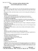 giáo án ngữ văn lớp 6  tuần  20 TIẾT 73 76 