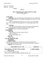 Bài soạn địa lí 8 tuần 11 