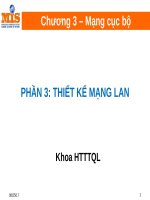 BÀI GIẢNG THIẾT KẾ MẠNG LAN