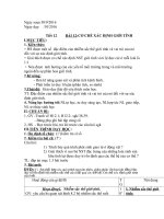 Giáo án sinh 9 tiết 13,14,15 