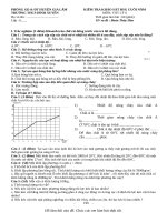 DE  DA KHAO SAT HSG VẬT LÍ 6 NĂM HỌC 20162017