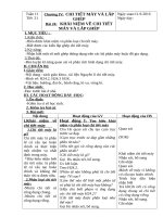 giáo án công nghệ 8  tuần 13 