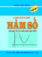 Hướng dẫn giải các dạng toán giá trị lớn nhất và giá trị nhỏ nhất của hàm số   đặng việt đông 