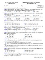 đề kiểm tra hình học lớp 11 (3) 