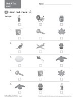 Oxford worldphonics level1 test4