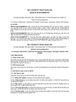 QUY CHUẨN KỸ THUẬT QUỐC GIA  QCVN 0196:2012BNNPTNT  VỀ KHẢO NGHIỆM TÍNH KHÁC BIỆT, TÍNH ĐỒNG NHẤT VÀ TÍNH ỔN ĐỊNH CỦA GIỐNG ỚT