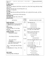 giáo án thể dục lớp 7 tuần 13 