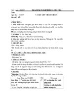 Giáo án sinh 9 tiết 62,63,64 