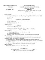 ĐỀ THI VÀO 10 THPT MÔN TOÁN TỈNH PHÚ THỌ 2014 2015 