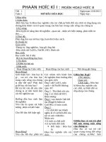 giáo án hoá học lớp 8 tuần 1 