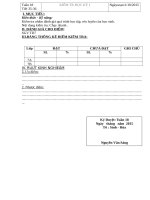 giáo án thể dục lớp 7 tuần 18 