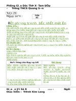 giáo án đại số 8  tuần 29 