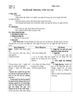 giáo án ngữ văn lớp 6  tuần 9 