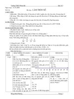 giáo án đại số 7 chương 1 16d  lam tron so 