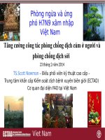Tăng cường công tác phòng chống dịch cúm ở người và phòng chống dịch sởi