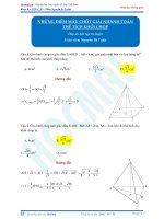 KHOÁ HỌC PENC 20172018 HOCMAI, TRẮC NGHIỆM MÔN TOÁN