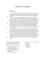 Practice reading i ielts preparation and practice reading and writing