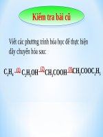 BÀI GIẢNG Chất béo