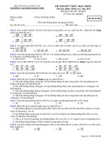 đề kiểm tra hình học lớp 11 (8) 