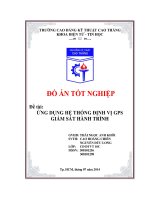 ứng dụng hệ thống định vị gps giám sát hành trình (đính kèm tệp)