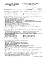 ĐỀ 08  _ĐỀ THI THỬ THPT QUỐC GIA 2017 MÔN GDCD THPT ĐỨC THỌHÀ TĨNH