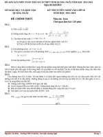 ĐỀ THI VÀO 10 THPT MÔN TOÁN TỈNH QUẢNG NGÃI 2013 2014 