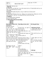 giáo án hoá học lớp 8 tuần 31 