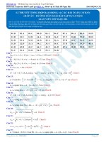 Đáp án Bài tập_ PEN  C VẬT LÍ  THẦY ĐỖ NgỌC HÀ  ( 2017  2018)