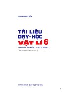 Tai lieu day hoc vat ly 6 _VẬT LÍ 6 NĂM HỌC 20162017