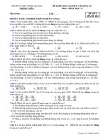 đề kiểm tra hình học lớp 11 (6) 