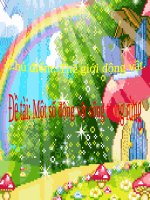 Bài giảng lớp Lá chủ đề Thế giới động vật