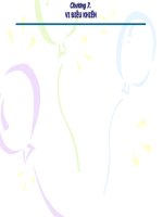 BÀI GIẢNG  VI ĐIỀU KHIỂN