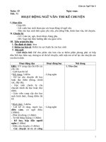 giáo án ngữ văn lớp 6  tuần 19 