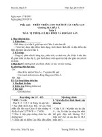 Bài soạn  địa lí 8 tuần 1 