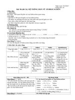 GA Hóa học 11 hệ thống hóa HC ( tiết 54)