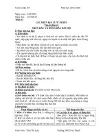 Bài soạn địa lí 8 tuần 35 