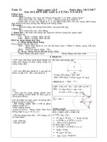 Giáo án hình học 9 học kì 2 theo hướng tiếp cận năng lực học sinh