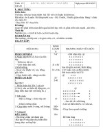 giáo án thể dục lớp 7 tuần 15 