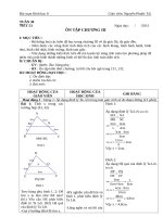 giáo án hình học 8 TUẦN 30 đến TUẦN 33 