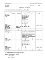 giáo án đại số 8  TUẦN 11   TUẦN 14 
