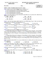 đề kiểm tra hình học lớp 11 (5) 