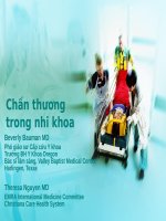 BÀI GIẢNG Chấn thương trong nhi khoa