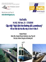 Cập nhật “Nghị định thư Đường sắt Luxembourg” Nỗ lực hiện đại hóa đầu máy xe lửa ở Châu Á