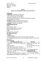 Bài soạn địa lí 8 tuần 31 