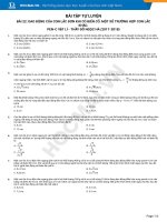 Bài tập_ PEN  C VẬT LÍ  THẦY ĐỖ NgỌC HÀ  ( 2017  2018)